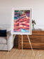 Fractured Earth, Western China Framed & Mounted Print