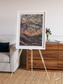 Volcanic Palette, Gosses Bluff Framed & Mounted Print