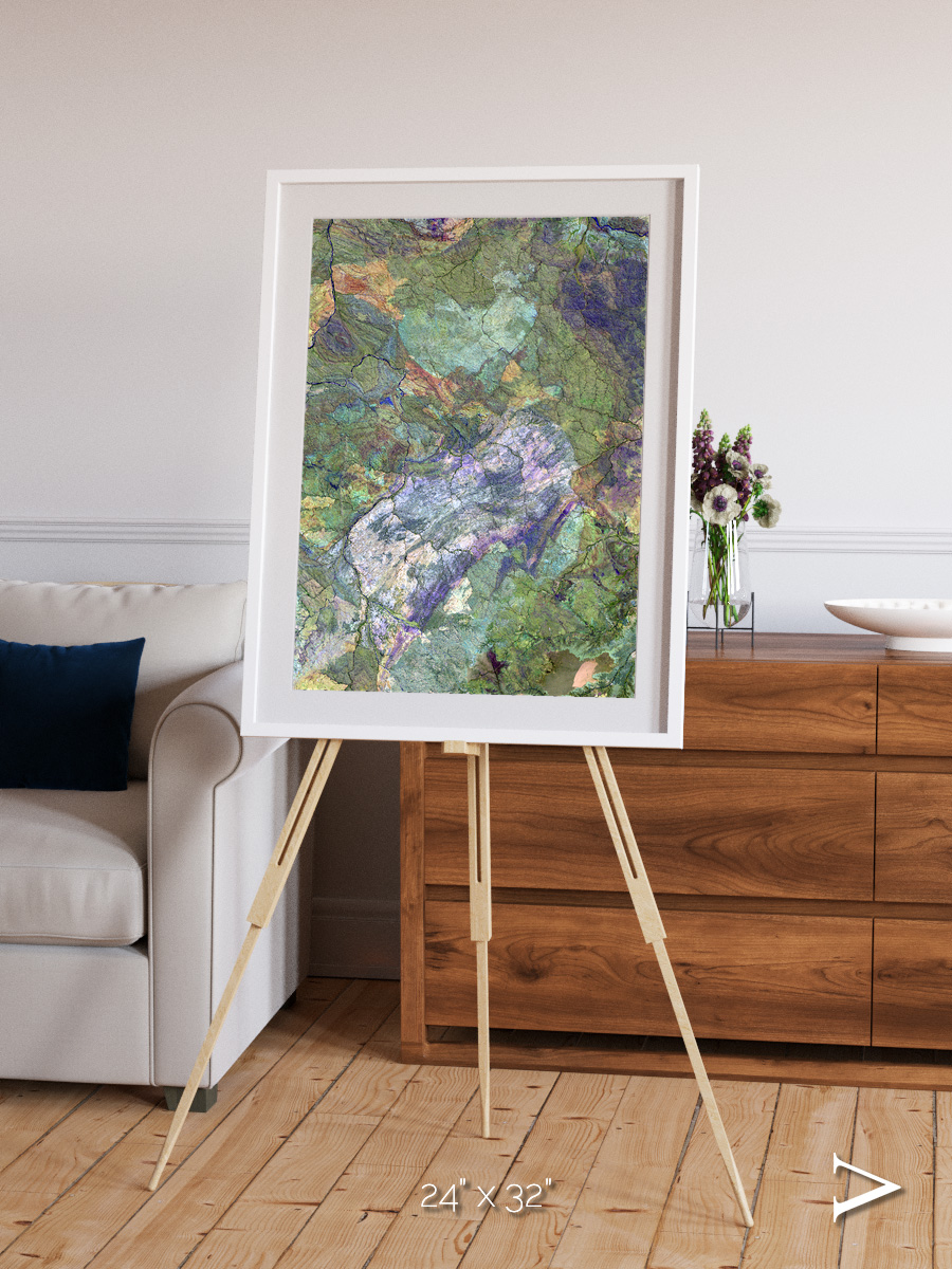 Sands in Motion, Great Sandy Desert Framed & Mounted Print