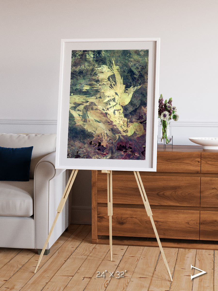Windwritten Dunes, Great Sandy Scars Framed & Mounted Print