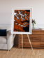 Striped Coast, Eyjafjörður Framed & Mounted Print