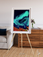 Frozen Currents, Foxe Basin Framed & Mounted Print