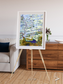 Islands in Blue, Niger River Framed & Mounted Print