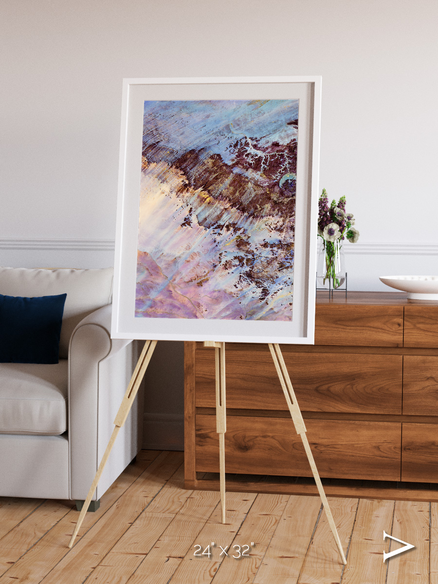 Storm and Stillness, Gweni-Fada Framed & Mounted Print