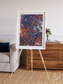 Geologic Tapestry, Asharah Fault Zone Framed & Mounted Print