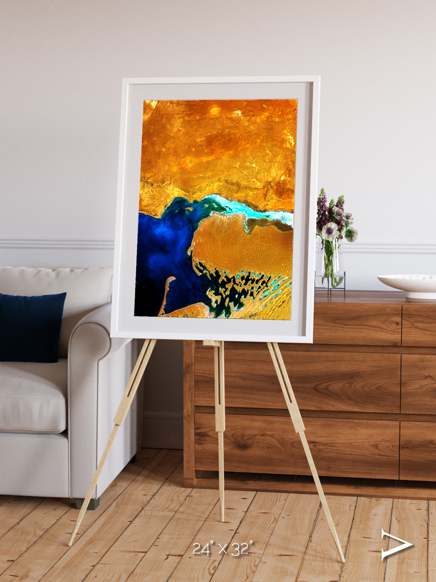 Coastal Phantom, Dardzha Peninsula Framed & Mounted Print