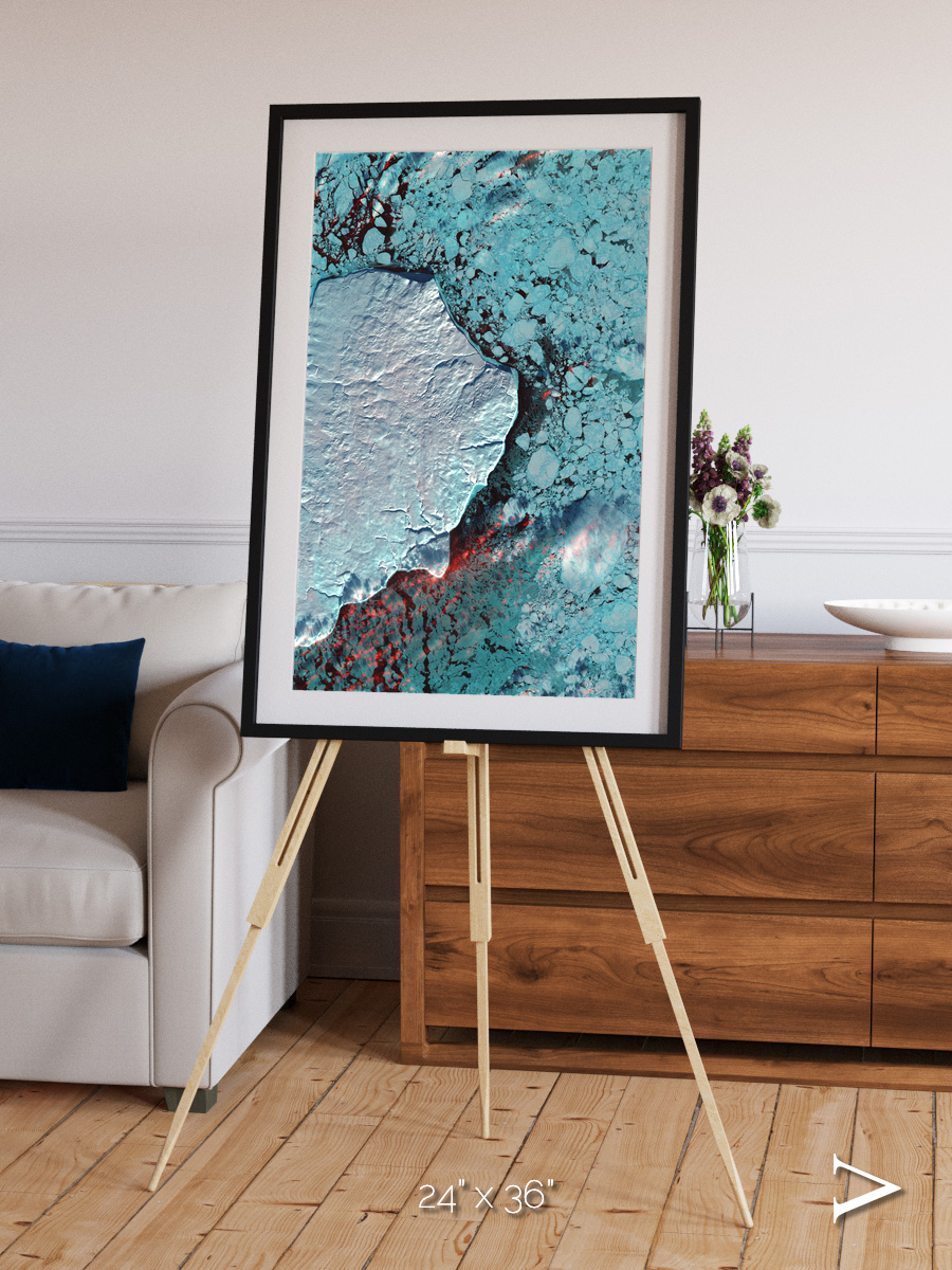 Island Sanctuary, Akpatok Island Framed & Mounted Print