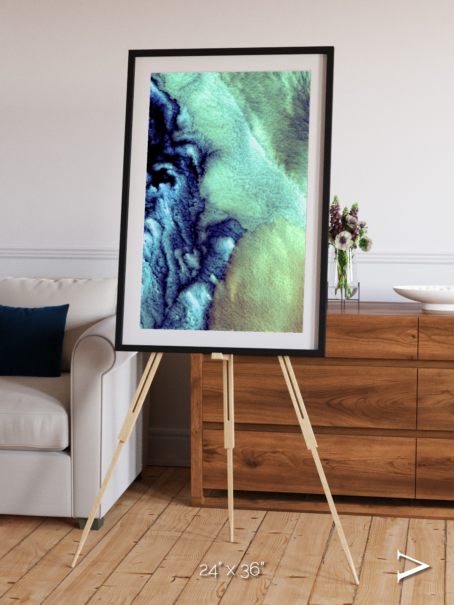 Shifting Skies, Aleutian Islands Framed & Mounted Print