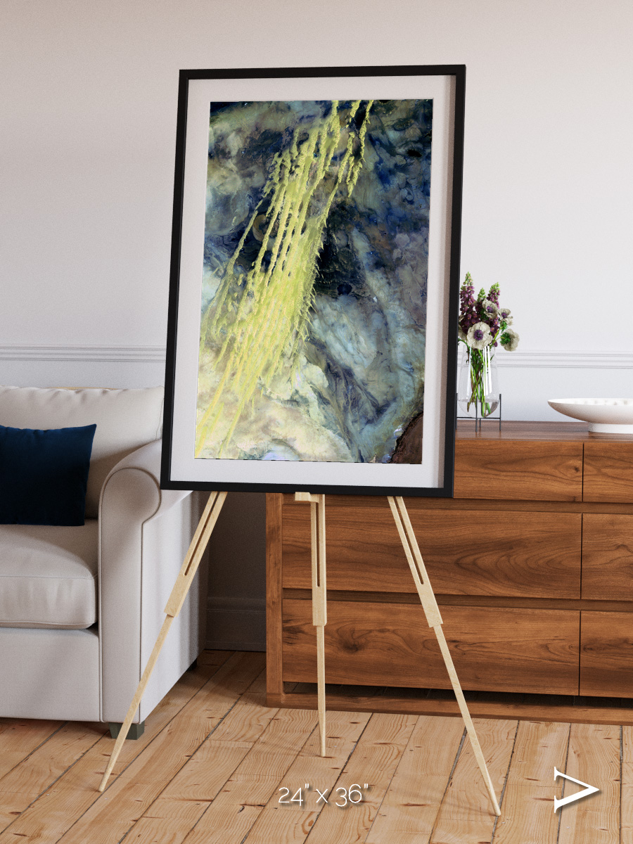 Shifting Sands, Algerian Abstract Framed & Mounted Print
