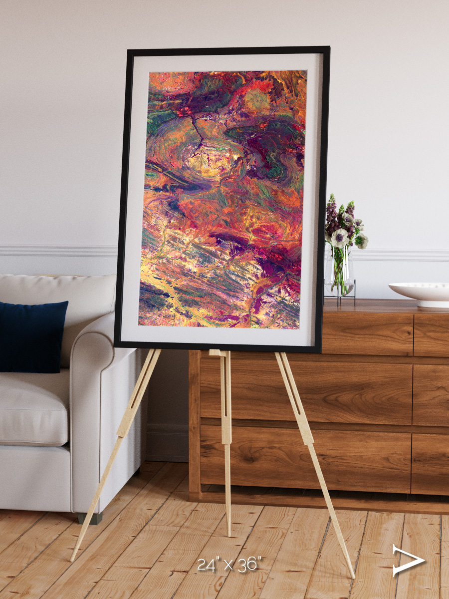 Rock and Ore, Hamersley Framed & Mounted Print