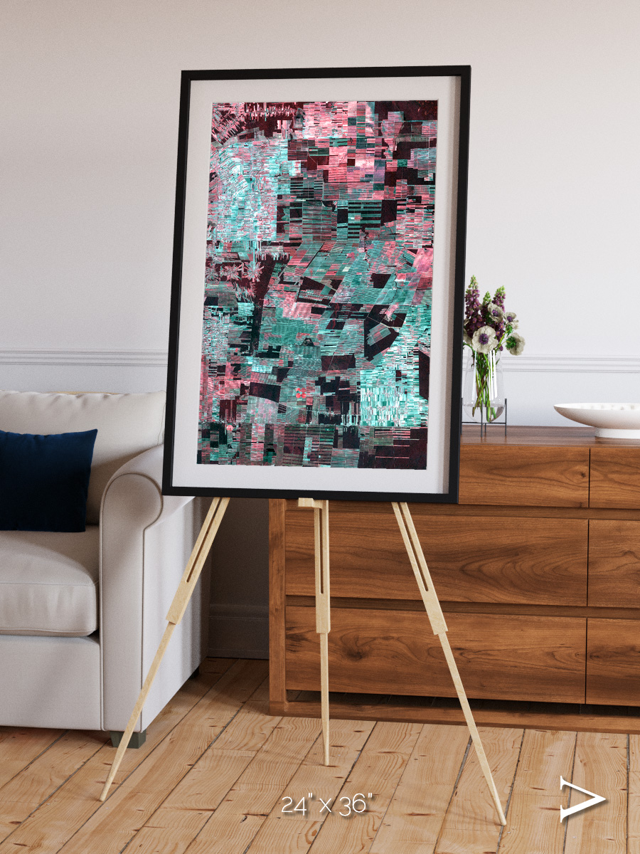 Fractured Canopy, Bolivia Framed & Mounted Print
