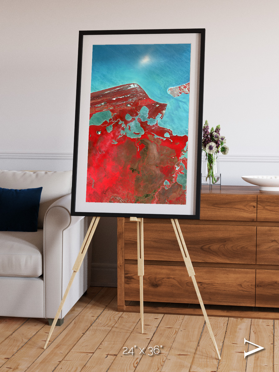 Remote Shores, Campeche Framed & Mounted Print