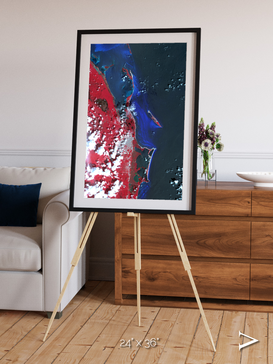 Living Edge, Cancun Framed & Mounted Print