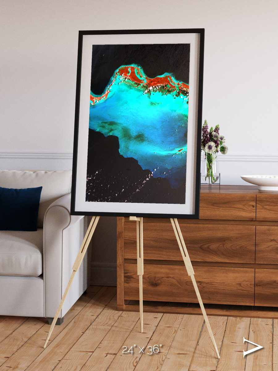 Arctic Outpost, Caribbean Luxury Framed & Mounted Print