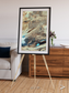 Saline Patterns, Dasht-e Kevir Framed & Mounted Print
