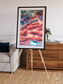 Fractured Earth, Western China Framed & Mounted Print