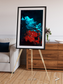 Island Sanctuary, Ghostly Grease Ice Framed & Mounted Print