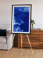 Wind Signatures, Ice Stars Framed & Mounted Print
