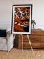 Striped Coast, Eyjafjörður Framed & Mounted Print