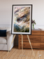 Lava Lines, Impact Framed & Mounted Print