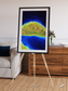Coastal Fragments, Island Rebound Framed & Mounted Print