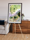 Folded Ridges, Kilimanjaro Framed & Mounted Print