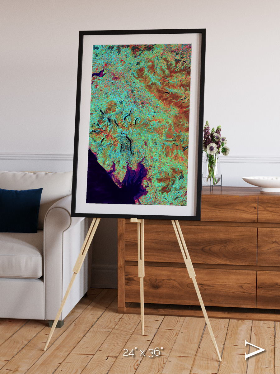 Polar Flow, Lake District Framed & Mounted Print