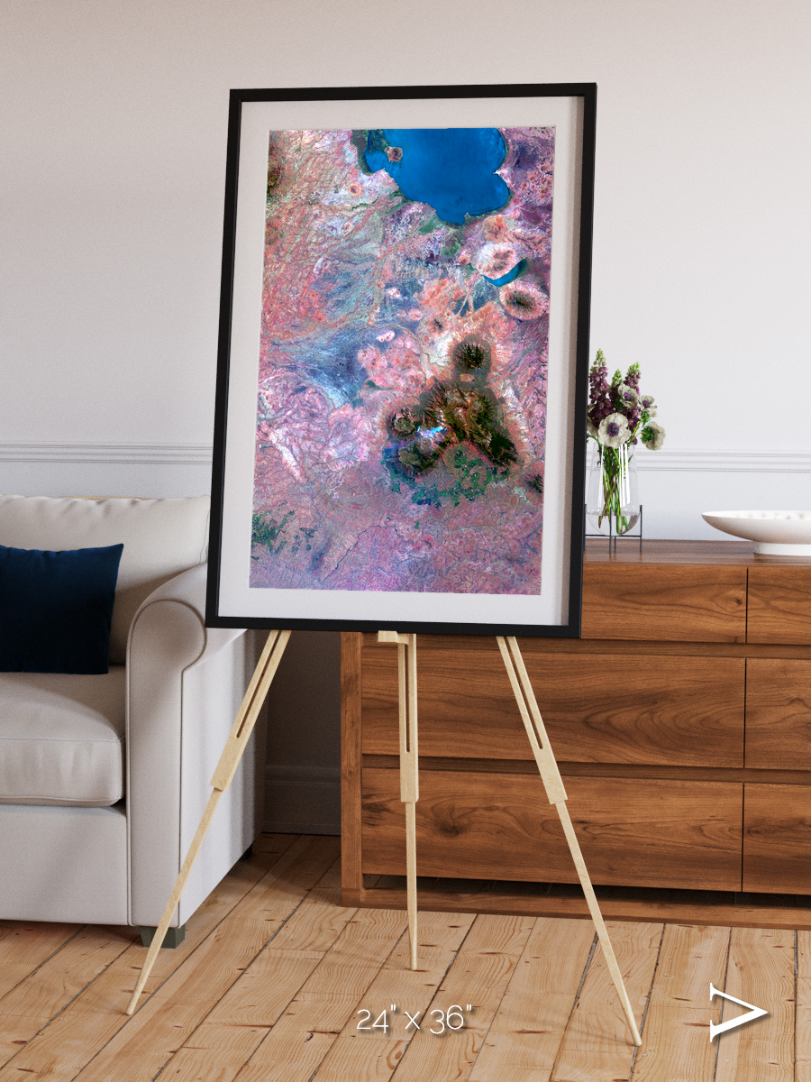 Highlands of Mulanje, Malawi Framed & Mounted Print