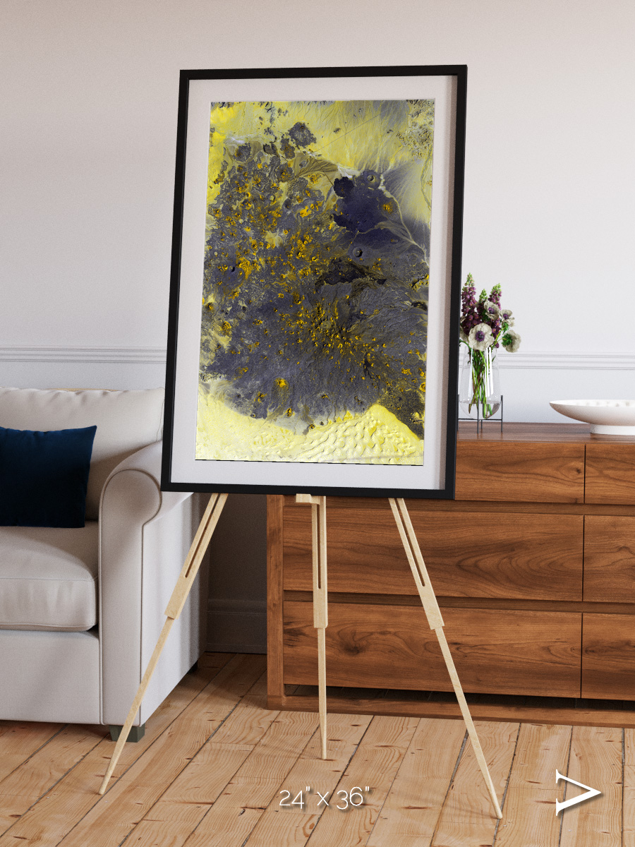 Dormant Giants, Pinacate Volcano Field Framed & Mounted Print