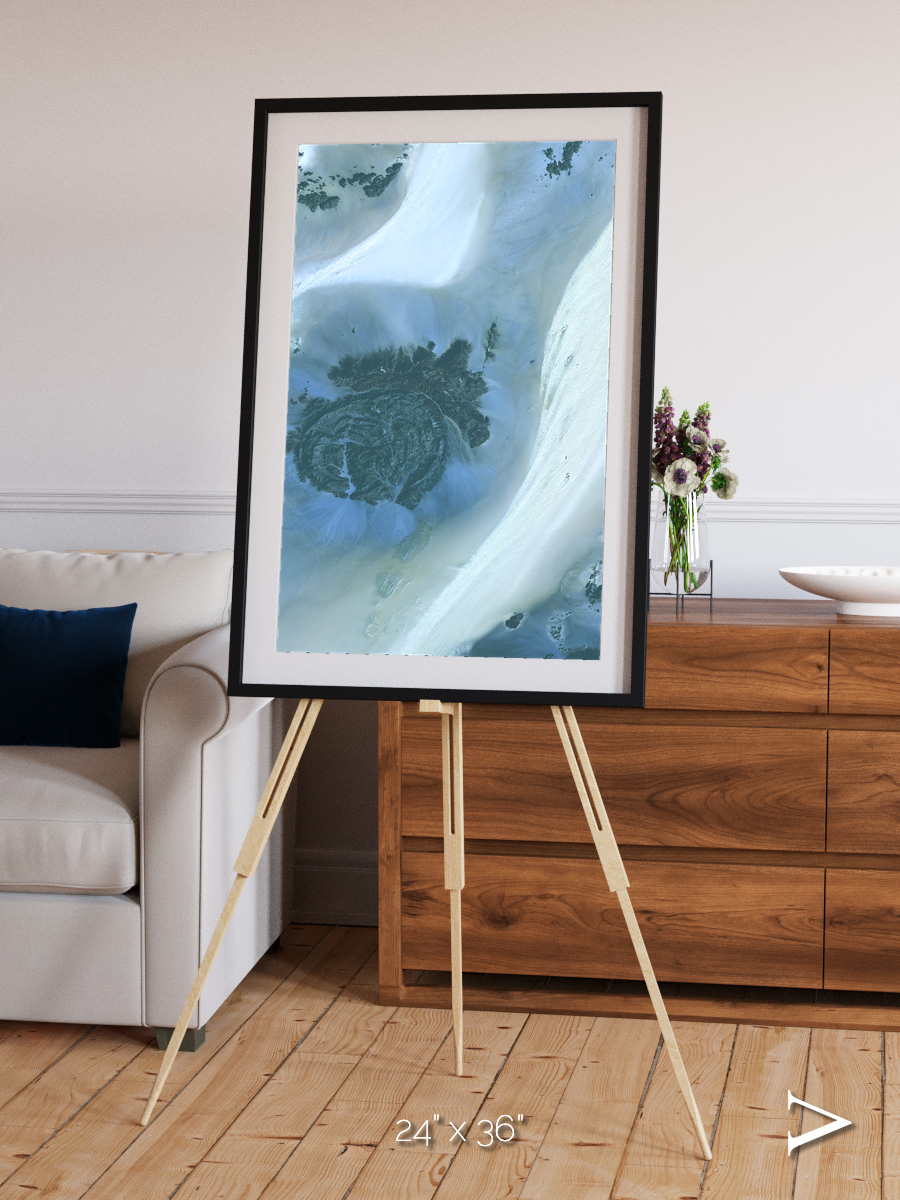 Shifting Dunes, Sahara Desert Framed & Mounted Print