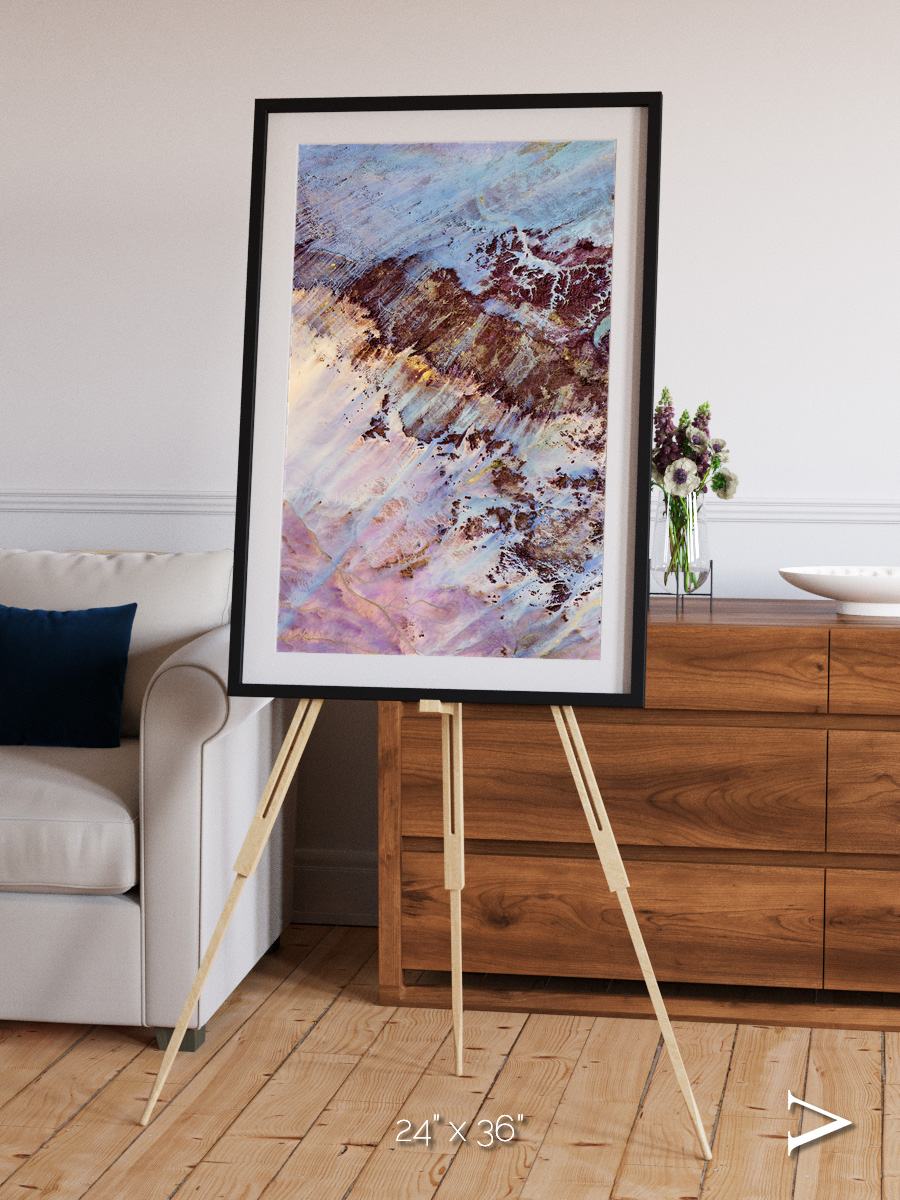 Storm and Stillness, Gweni-Fada Framed & Mounted Print