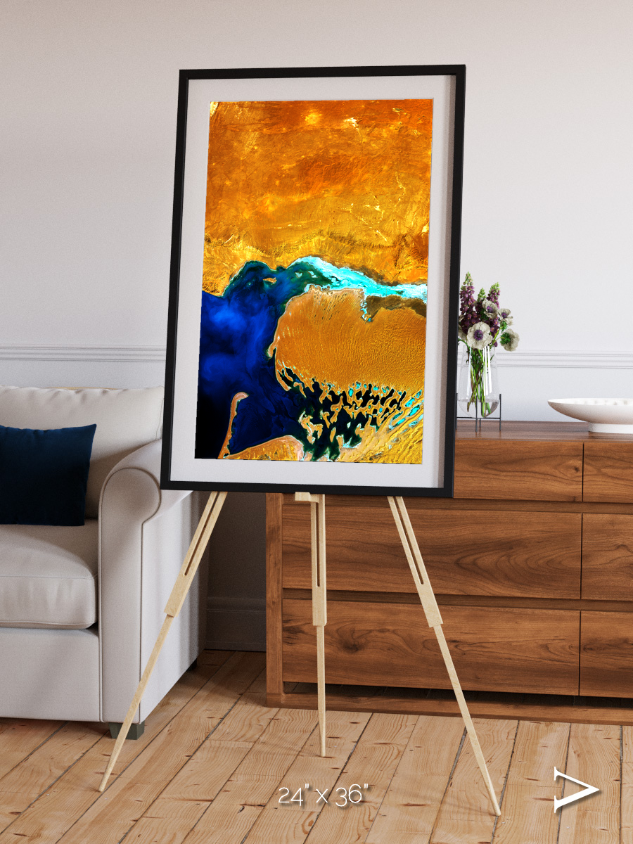 Coastal Phantom, Dardzha Peninsula Framed & Mounted Print
