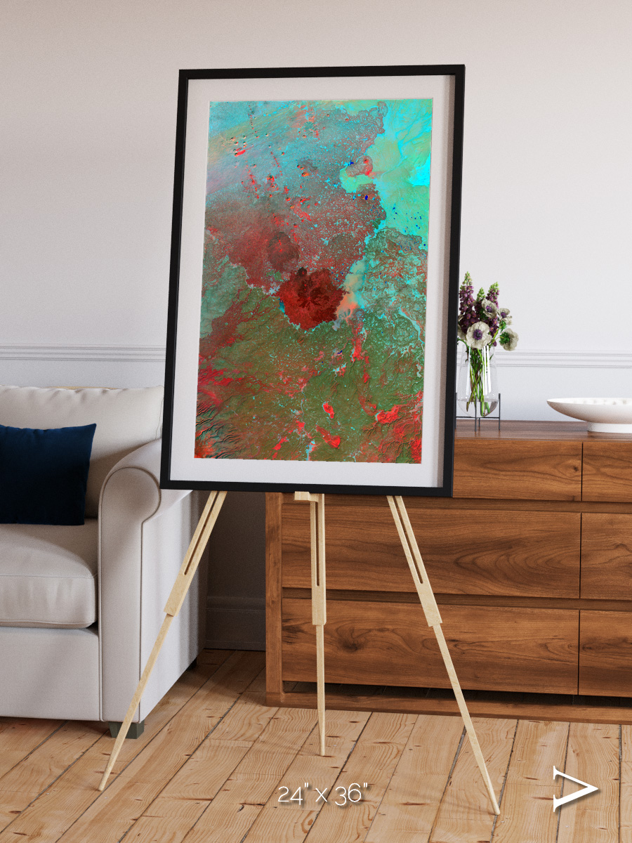 Shifting Dunes, The Syrian Desert Framed & Mounted Print