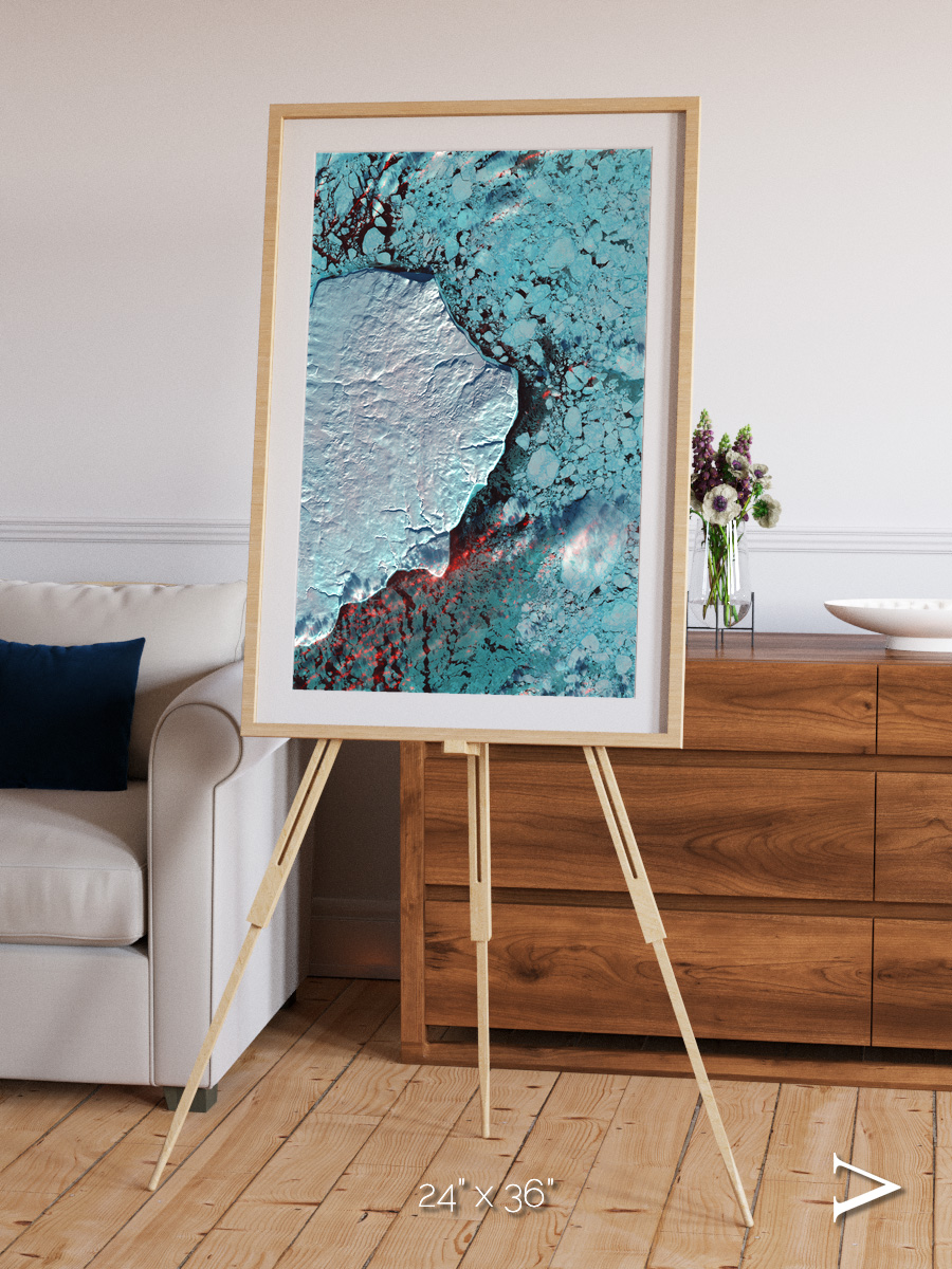 Island Sanctuary, Akpatok Island Framed & Mounted Print