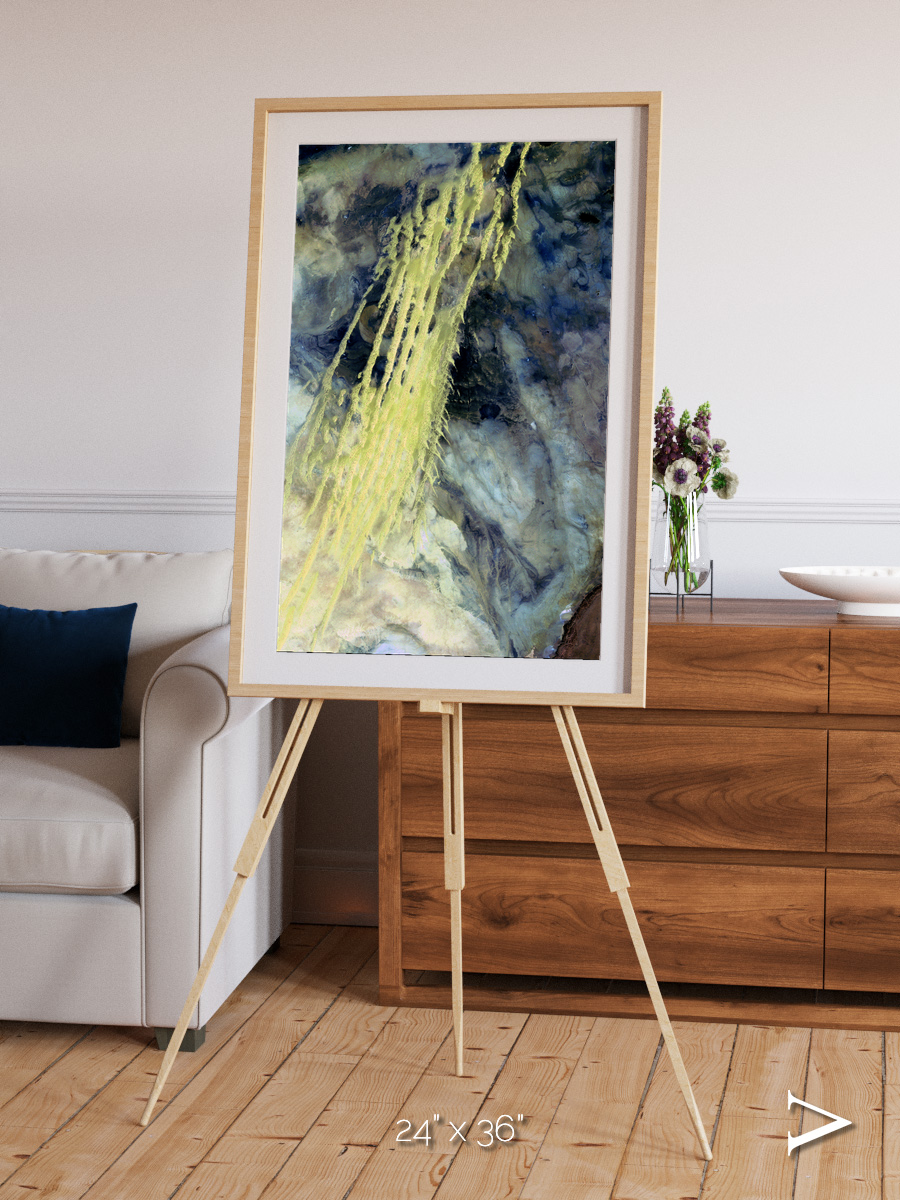 Shifting Sands, Algerian Abstract Framed & Mounted Print