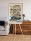 Saline Patterns, Dasht-e Kevir Framed & Mounted Print