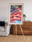 Fractured Earth, Western China Framed & Mounted Print