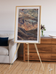 Volcanic Palette, Gosses Bluff Framed & Mounted Print