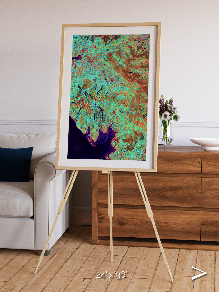 Polar Flow, Lake District Framed & Mounted Print