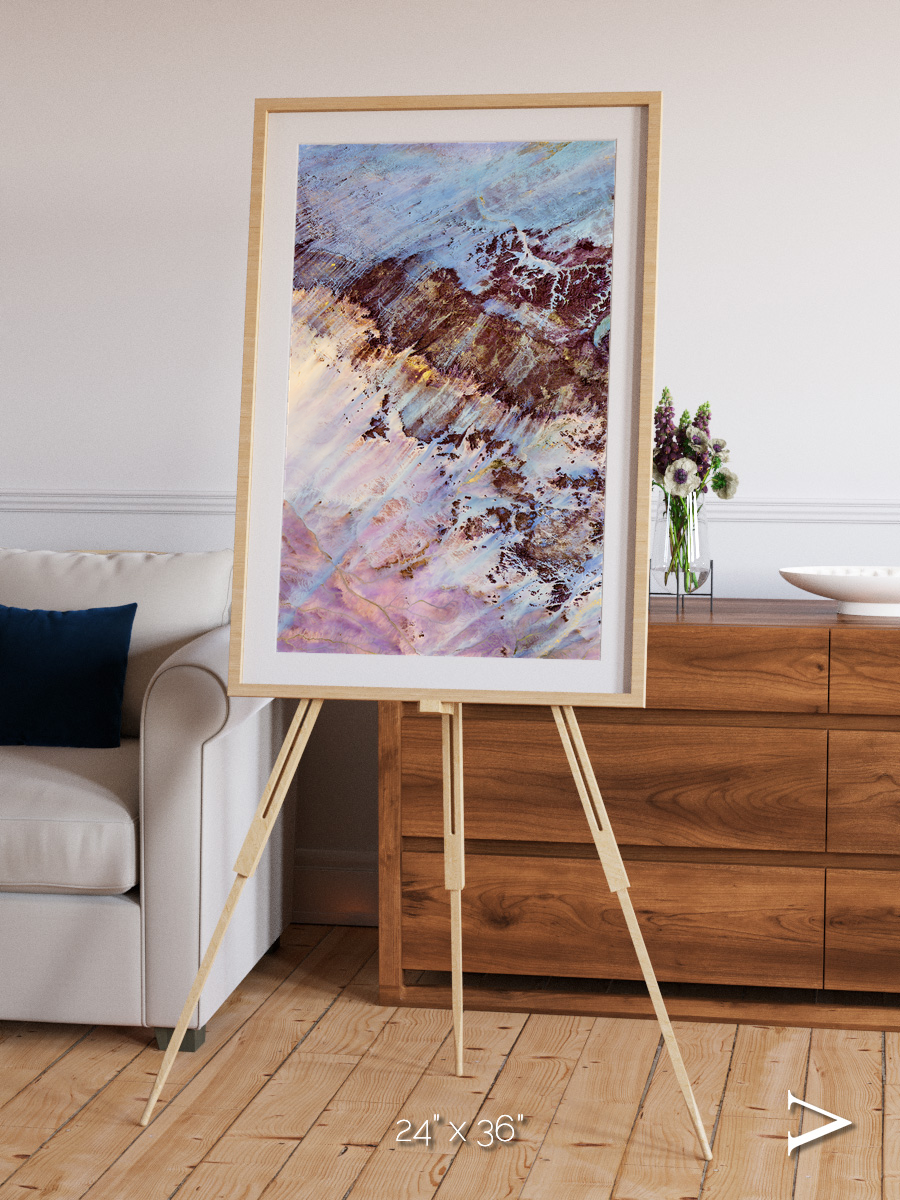Storm and Stillness, Gweni-Fada Framed & Mounted Print