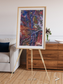 Geologic Tapestry, Asharah Fault Zone Framed & Mounted Print