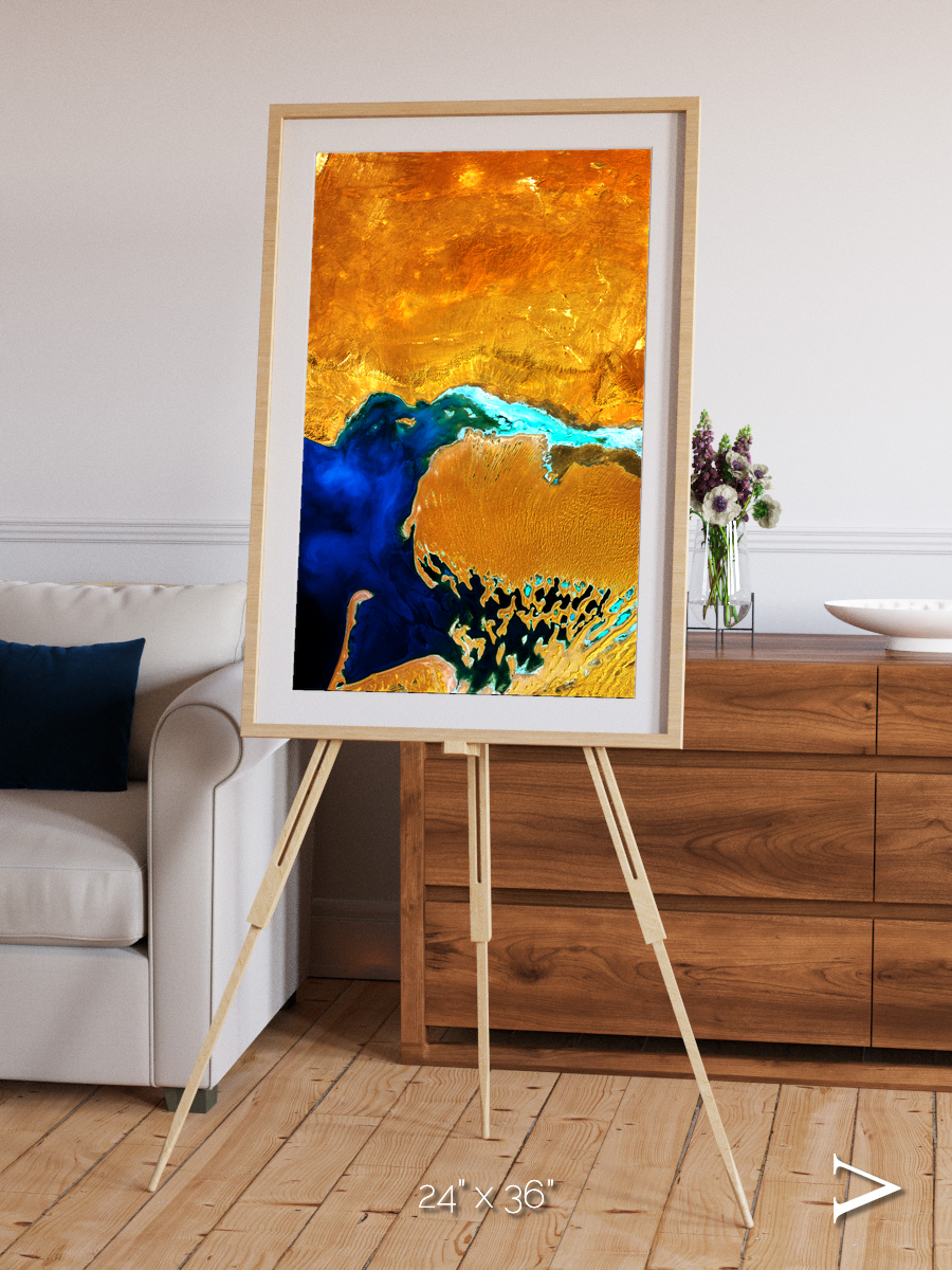 Coastal Phantom, Dardzha Peninsula Framed & Mounted Print