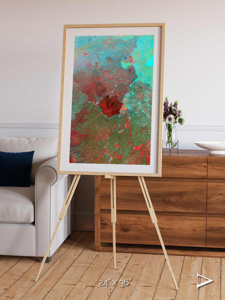 Shifting Dunes, The Syrian Desert Framed & Mounted Print