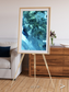 Heat Scars, Volcanoes Framed & Mounted Print