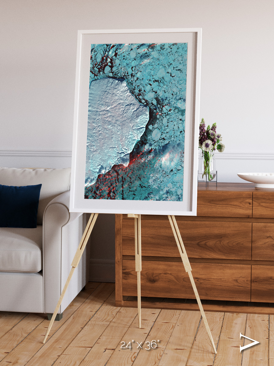 Island Sanctuary, Akpatok Island Framed & Mounted Print