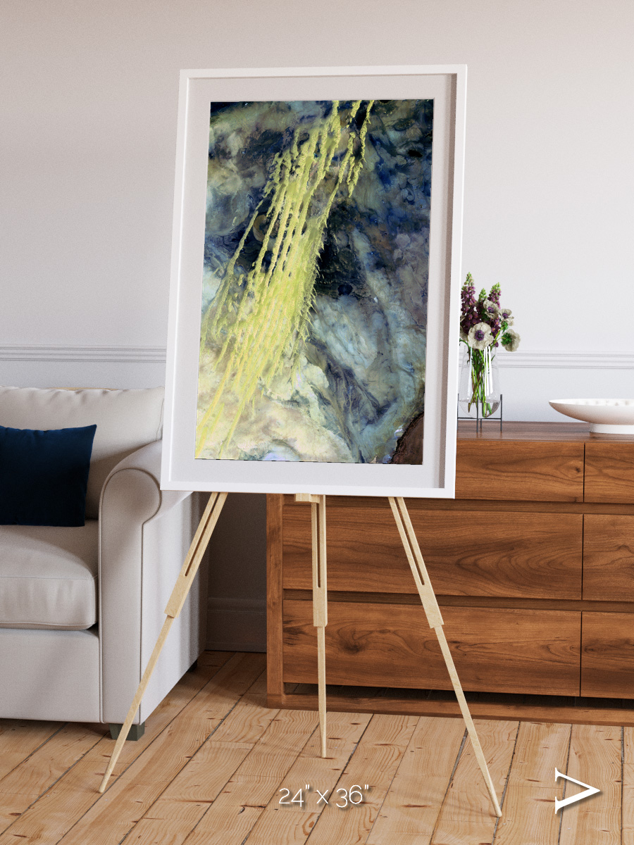 Shifting Sands, Algerian Abstract Framed & Mounted Print