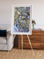 Lava Lines, Chilean Volcanoes Framed & Mounted Print