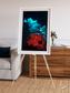Island Sanctuary, Ghostly Grease Ice Framed & Mounted Print