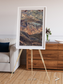 Volcanic Palette, Gosses Bluff Framed & Mounted Print