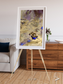 Salt Mirror, Great Salt Desert Framed & Mounted Print